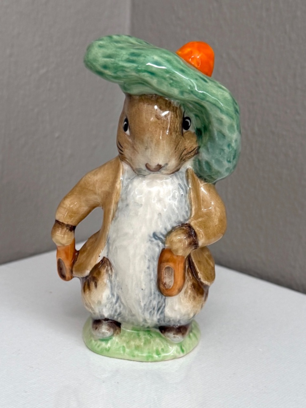 VNTG Royal Albert "Benjamin Bunny" Porcelain Beatrix Potter Figurine
